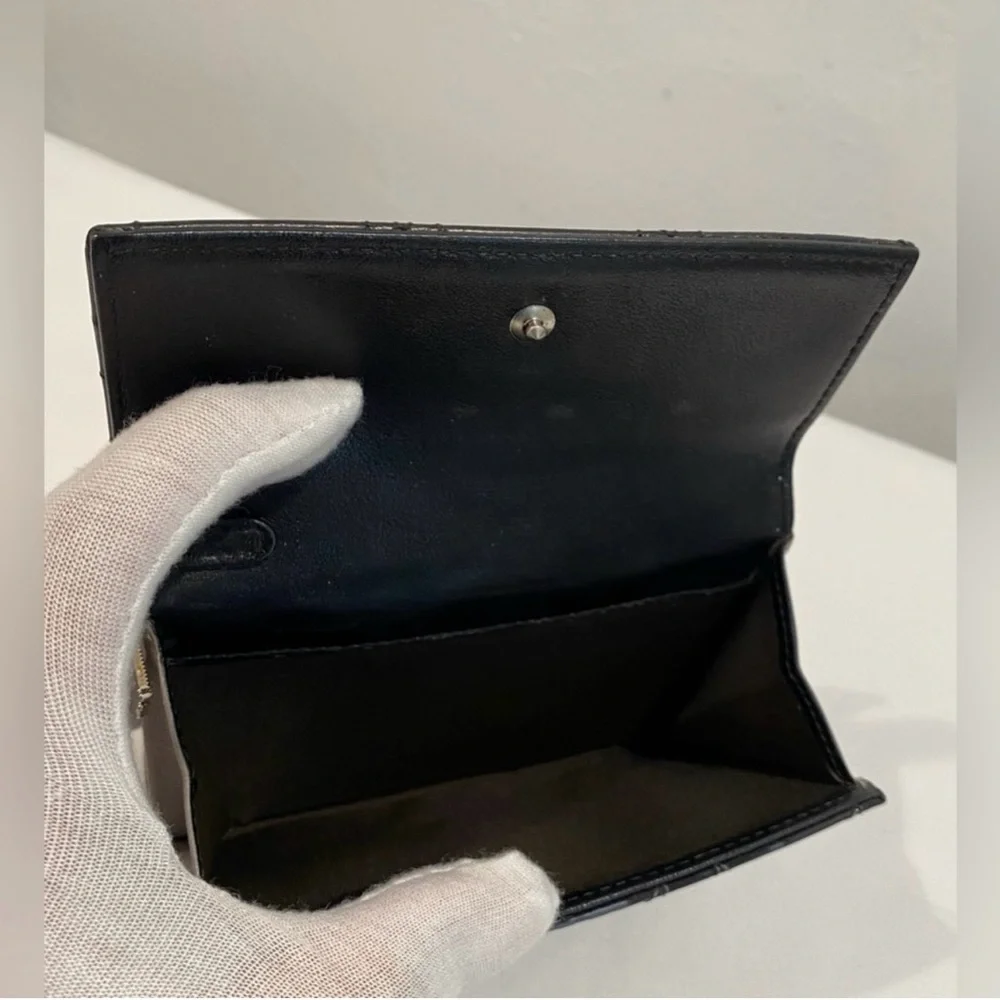 Christian Dior Patent Leather French Wallet